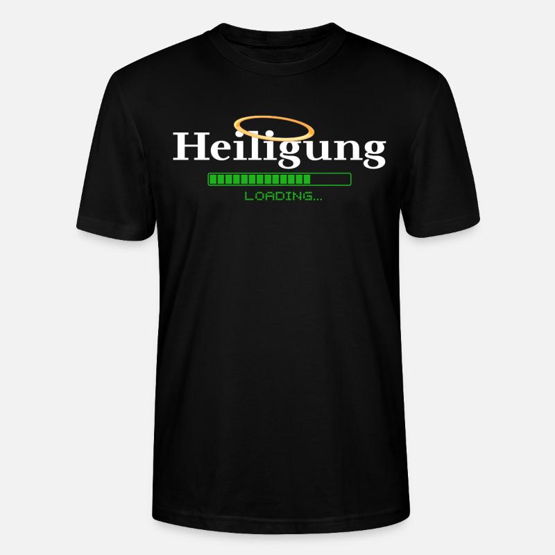 Heiligung - loading - Heiligenschein - Stanley/Stella Unisex Bio-T-Shirt CRAFTER - Schwarz