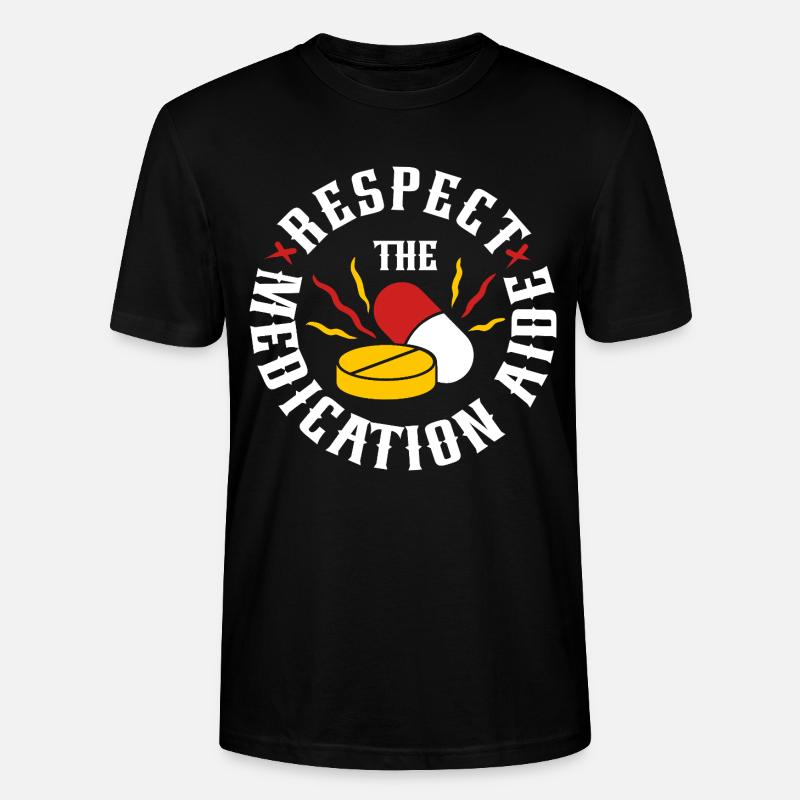 MFA d’assistant médical - T-shirt bio CRAFTER Stanley Stella Unisexe - noir