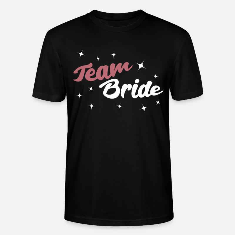 Team Bride - Stanley/Stella Unisex Bio-T-Shirt CRAFTER - Schwarz