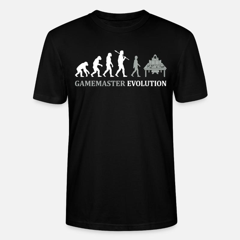 Gamemaster Evolution – Tabletop RPG Design - Stanley/Stella CRAFTER Unisex Organic T-Shirt - black