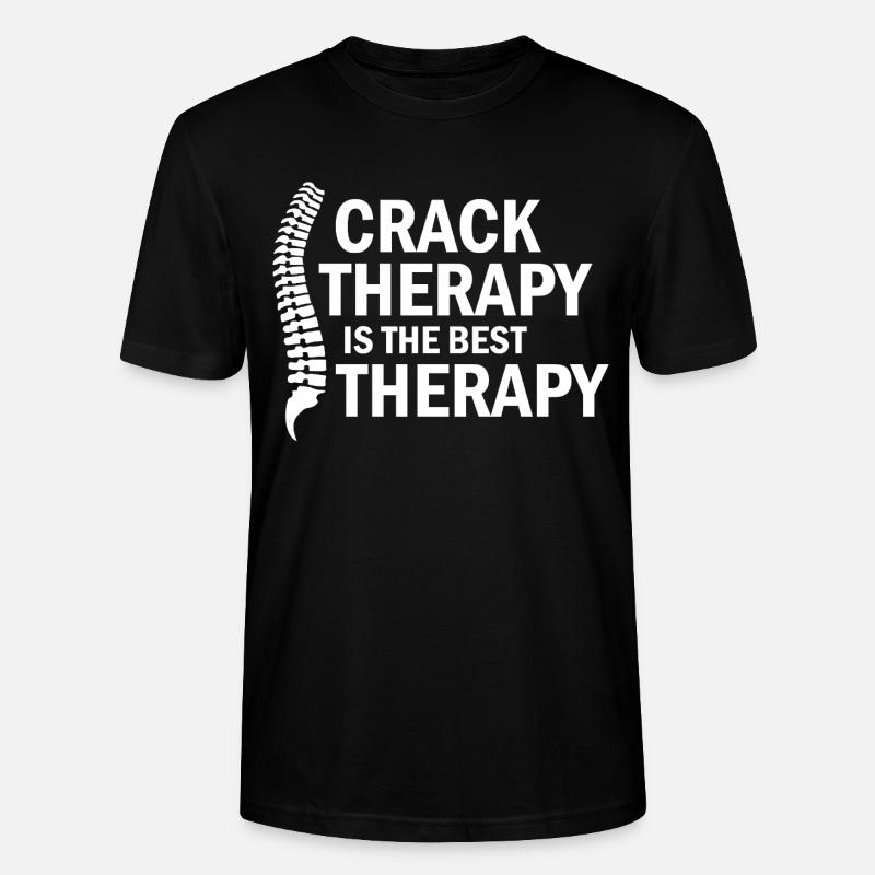 Ajustement Spinal Professionnel Agréé en DC - T-shirt bio CRAFTER Stanley Stella Unisexe - noir