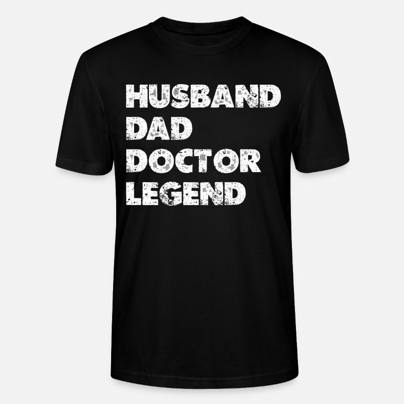 Heldenkombi Ehemann Vater Doktor - Stanley/Stella Unisex Bio-T-Shirt CRAFTER - Schwarz