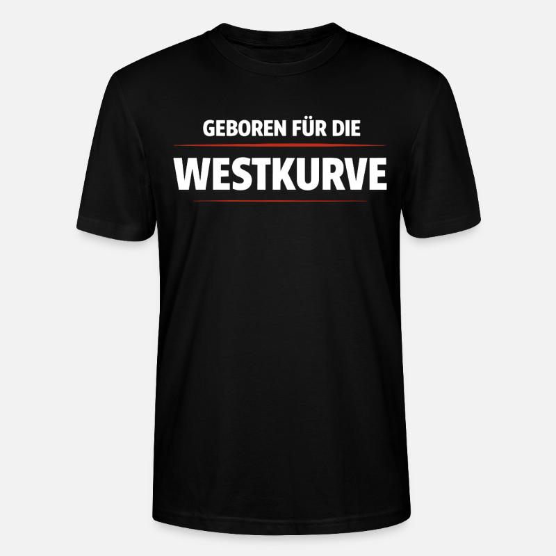 Né pour le Westkurve - T-shirt bio CRAFTER Stanley Stella Unisexe - noir