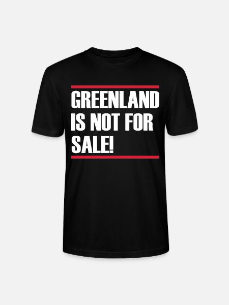 Greenland Is Not For Sale - Stanley/Stella CRAFTER Unisex Organic T-Shirt - black