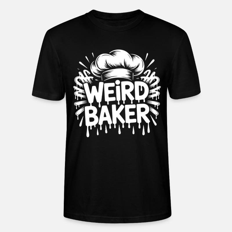 Weird Baker - Stanley/Stella Unisex Bio-T-Shirt CRAFTER - Schwarz