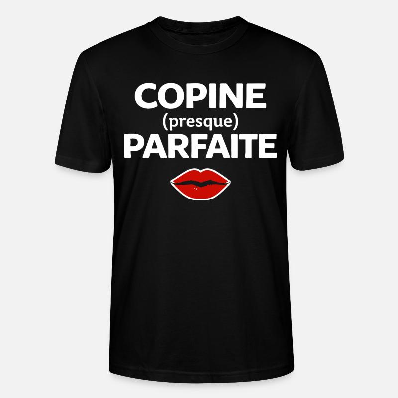 Perfekte Freundin, Humor, Geschenkidee, Frau - Stanley/Stella Unisex Bio-T-Shirt CRAFTER - Schwarz