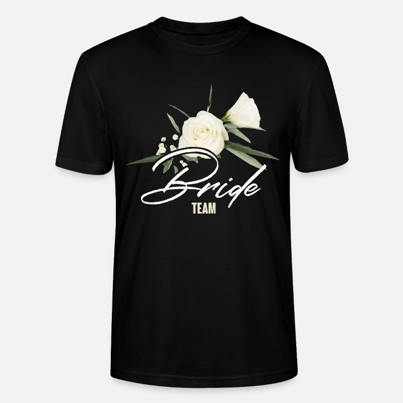 Team bride - Stanley/Stella Unisex Bio-T-Shirt CRAFTER - Schwarz