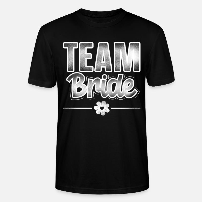 Team Bride - Stanley/Stella Unisex Bio-T-Shirt CRAFTER - Schwarz