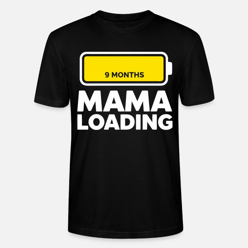 Mama Loading - Stanley/Stella Unisex Bio-T-Shirt CRAFTER - Schwarz