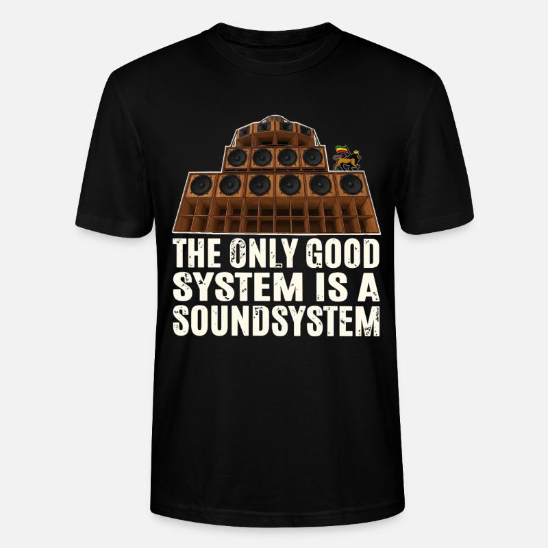 Soundsystem Reggae - Stanley/Stella Unisex Bio-T-Shirt CRAFTER - Schwarz