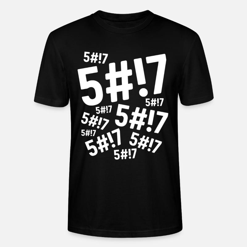 Scheiße, Scheiße, Scheiße, - Stanley/Stella Unisex Bio-T-Shirt CRAFTER - Schwarz