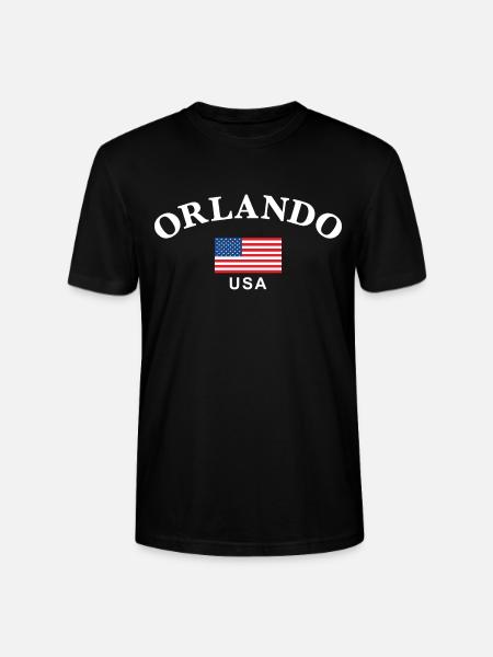 Orlando, USA - Stanley/Stella CRAFTER Unisex Organic T-Shirt - black