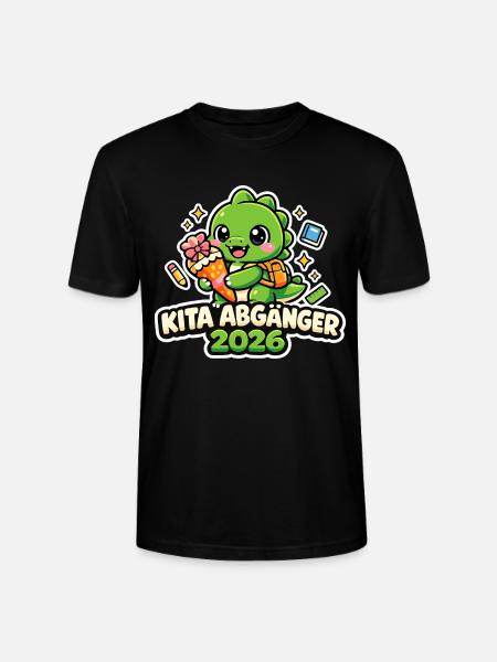 Kita Abgänger 2026 Kinder Geschenk - Stanley/Stella Unisex Bio-T-Shirt CRAFTER - Schwarz