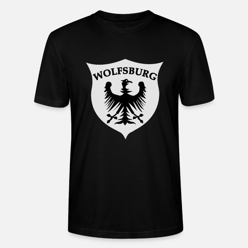 Wolfsburg Adler Design - Stanley/Stella Unisex Bio-T-Shirt CRAFTER - Schwarz