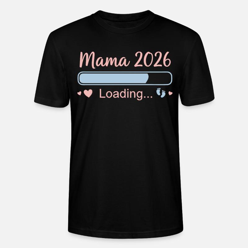 Mama 2026 Loading - Stanley/Stella Unisex Bio-T-Shirt CRAFTER - Schwarz