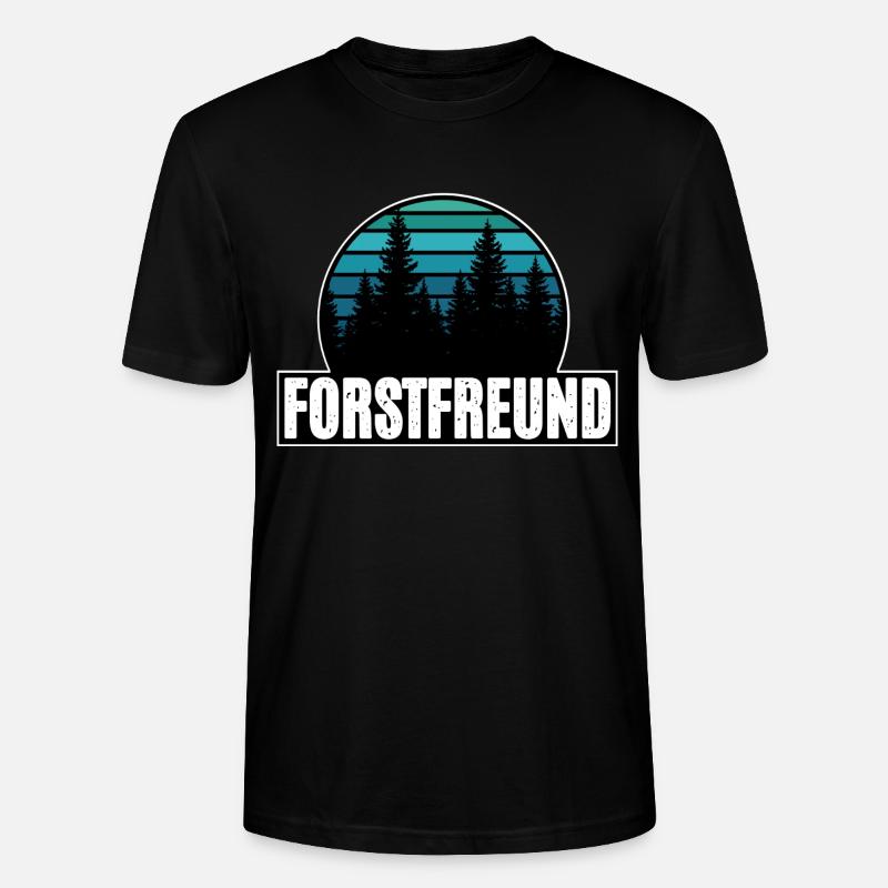 Forst Freund - Stanley/Stella Unisex Bio-T-Shirt CRAFTER - Schwarz