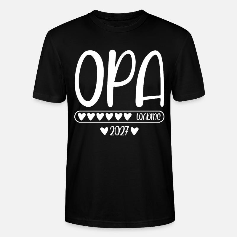 Opa 2027 loading - Stanley/Stella Unisex Bio-T-Shirt CRAFTER - Schwarz