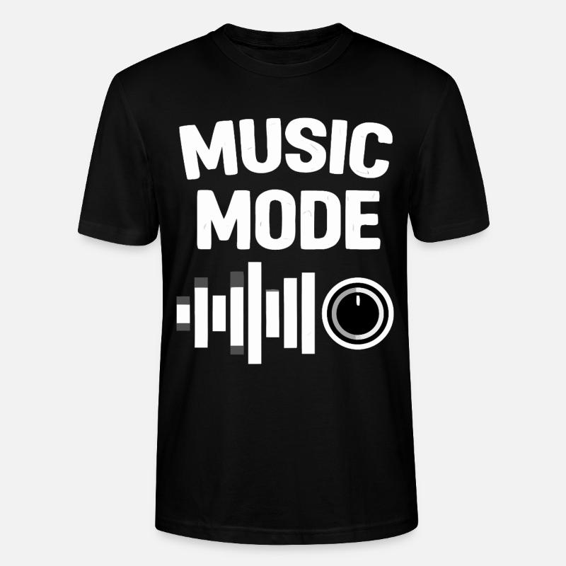 Music Mode On Equalizer - Stanley/Stella Unisex Bio-T-Shirt CRAFTER - Schwarz