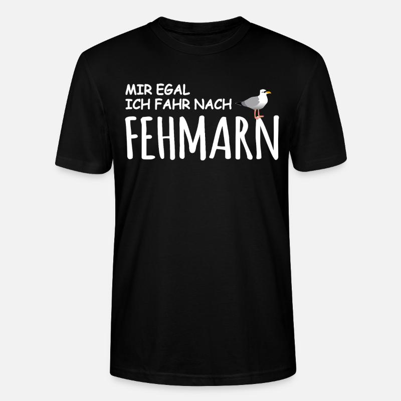 Fehmarn Liebe - Stanley/Stella Unisex Bio-T-Shirt CRAFTER - Schwarz