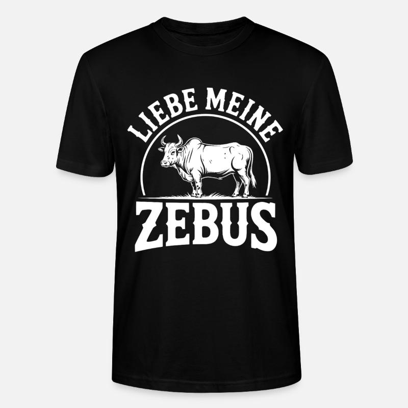 J’adore mon logo Zebus - T-shirt bio CRAFTER Stanley Stella Unisexe - noir
