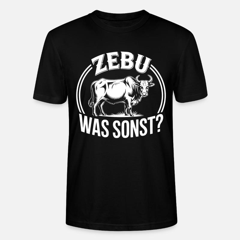Zebu Quoi d’autre ? Graphismes - T-shirt bio CRAFTER Stanley Stella Unisexe - noir