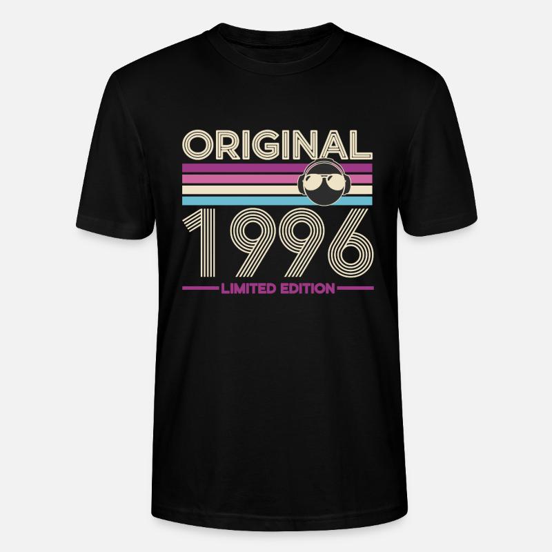 Originale limitierte Edition von 1996 - Stanley/Stella Unisex Bio-T-Shirt CRAFTER - Schwarz