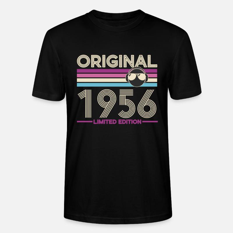 Original 1956 Édition Limitée - T-shirt bio CRAFTER Stanley Stella Unisexe - noir