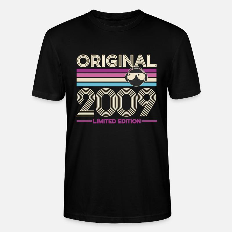 Originale limitierte Edition 2009 - Stanley/Stella Unisex Bio-T-Shirt CRAFTER - Schwarz