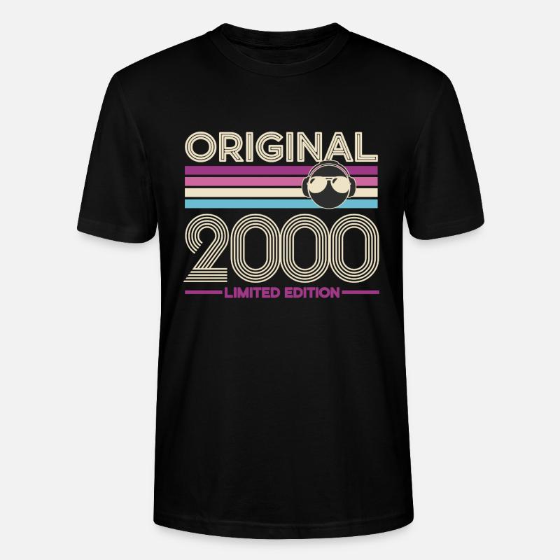 Originale Limited Edition von 2000 - Stanley/Stella Unisex Bio-T-Shirt CRAFTER - Schwarz