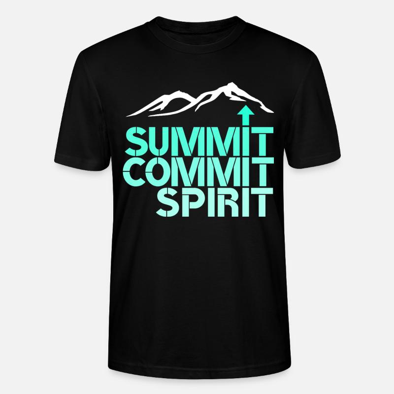 Spirit Commit Summit - Stanley/Stella CRAFTER Unisex Organic T-Shirt - black