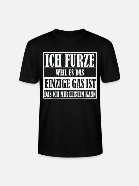 Ich Furze Gas - Stanley/Stella Unisex Bio-T-Shirt CRAFTER - Schwarz