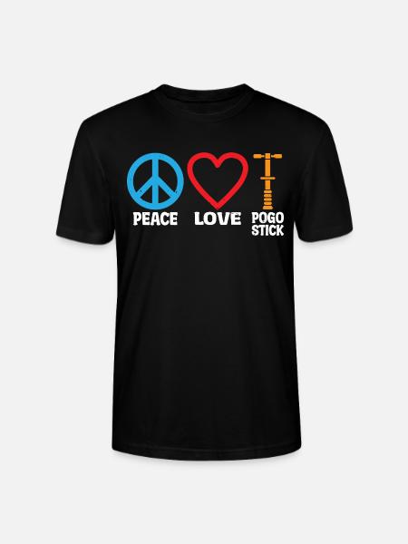 Pogo-Stick-Springer-Champion Pogo-Stick - Stanley/Stella Unisex Bio-T-Shirt CRAFTER - Schwarz