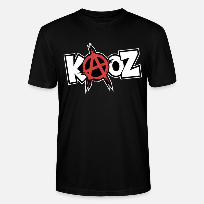 Kool KAOZ Anarchy Graffiti - T-shirt bio CRAFTER Stanley Stella Unisexe - noir