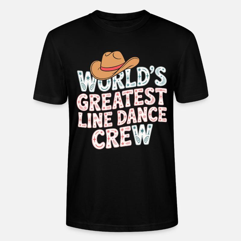 Weltweit Beste Line Dance Crew - Stanley/Stella Unisex Bio-T-Shirt CRAFTER - Schwarz