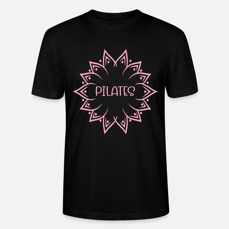 Pilates Blume - Stanley/Stella Unisex Bio-T-Shirt CRAFTER - Schwarz