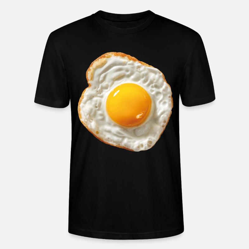 Spiegelei - Stanley/Stella Unisex Bio-T-Shirt CRAFTER - Schwarz