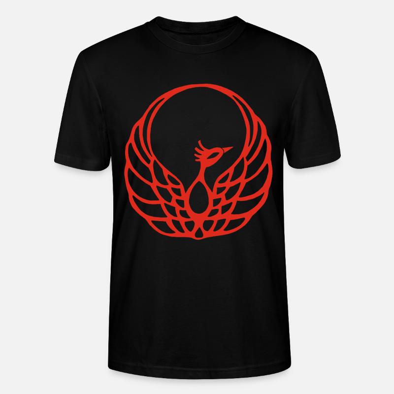 Roter Phönix - Stanley/Stella Unisex Bio-T-Shirt CRAFTER - Schwarz