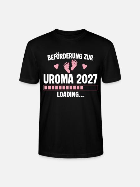Beförderung zur Uroma 2027 – Loading - Stanley/Stella Unisex Bio-T-Shirt CRAFTER - Schwarz