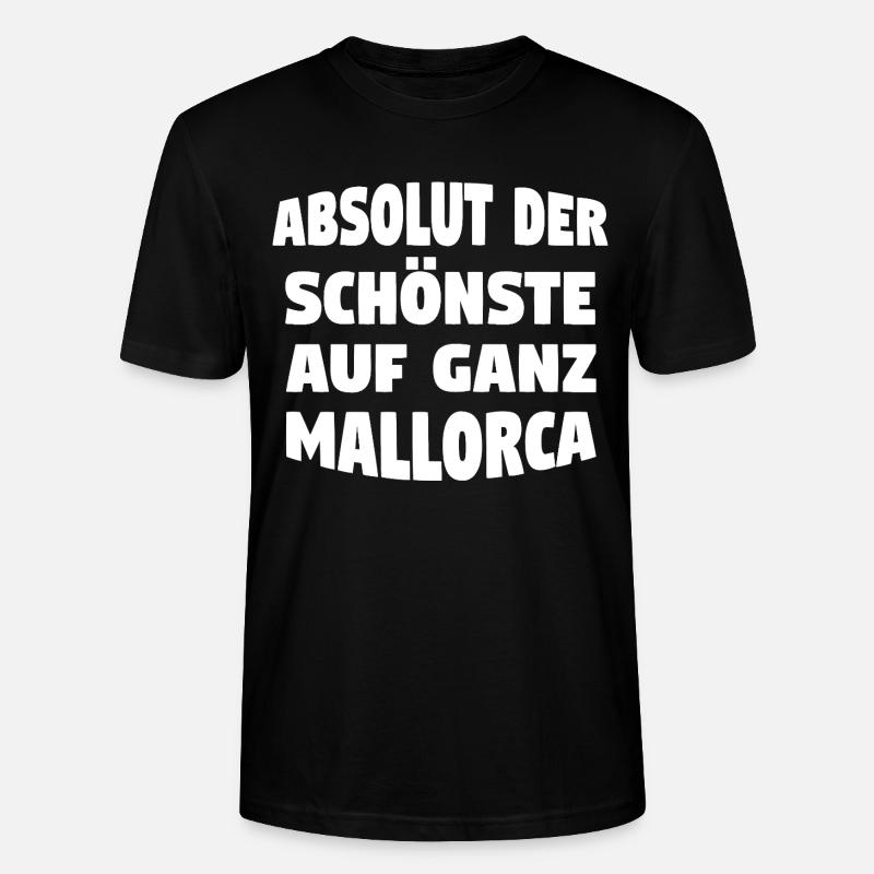 Mallorca Schönste - Stanley/Stella Unisex Bio-T-Shirt CRAFTER - Schwarz