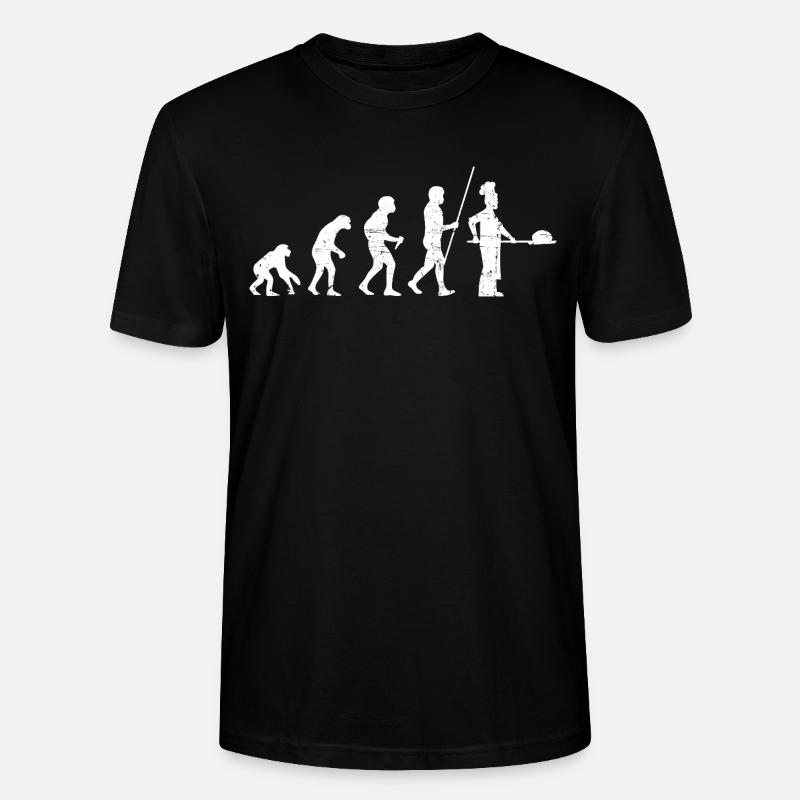 Baker Evolution Distressed Look - Stanley/Stella CRAFTER Unisex Organic T-Shirt - black