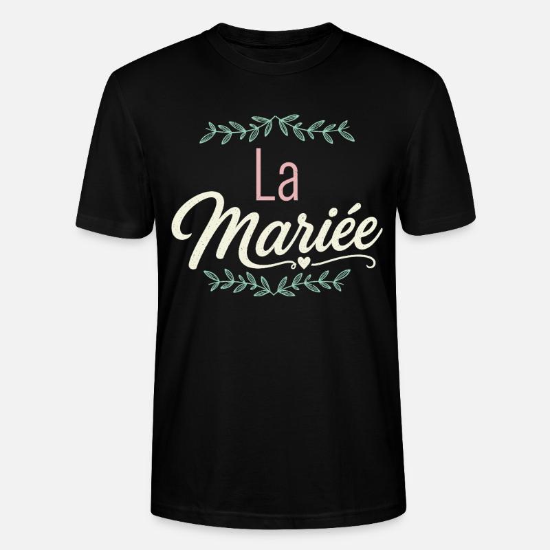 La Mariée EVJF - T-shirt bio CRAFTER Stanley Stella Unisexe - noir