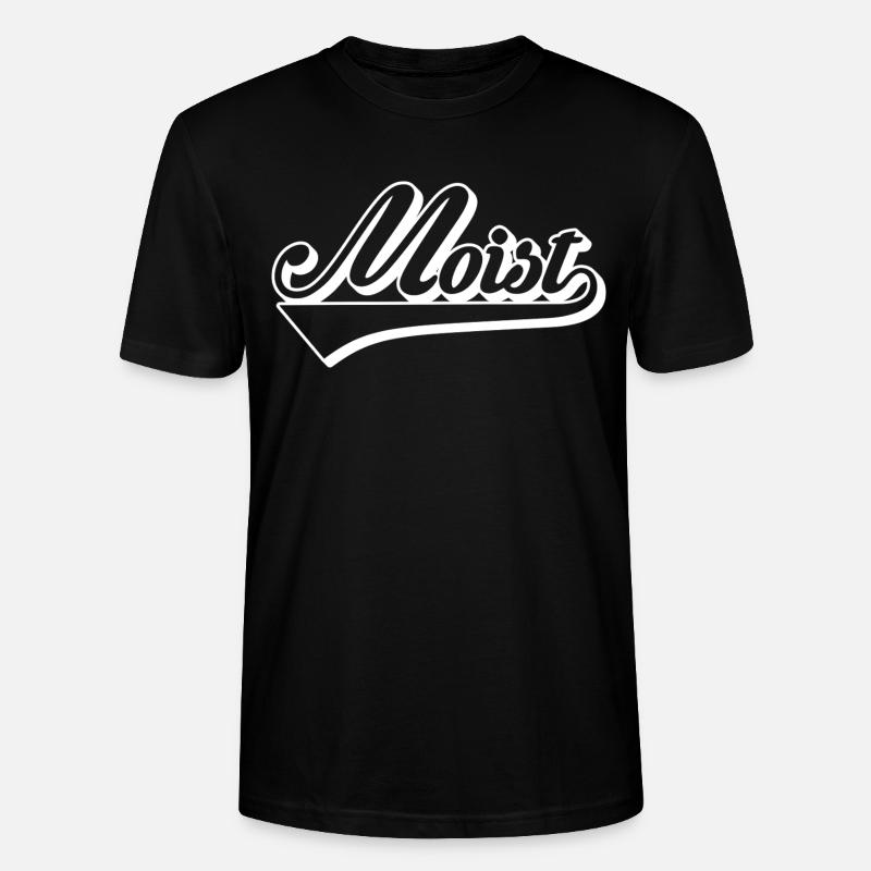 Mobiz Retro Script Logo - T-shirt bio CRAFTER Stanley Stella Unisexe - noir