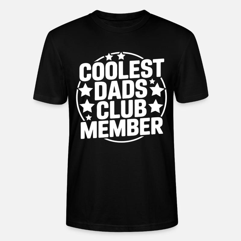 Papa le plus cool - T-shirt bio CRAFTER Stanley Stella Unisexe - noir