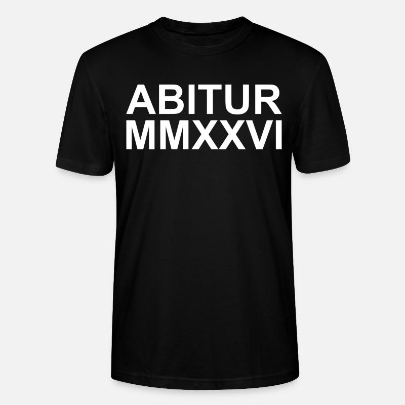 ABI Abitur - Stanley/Stella Unisex Bio-T-Shirt CRAFTER - Schwarz