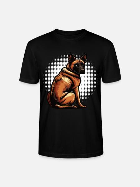 Malinois Belgian Shepherd Malinois Owner - Stanley/Stella CRAFTER Unisex Organic T-Shirt - black