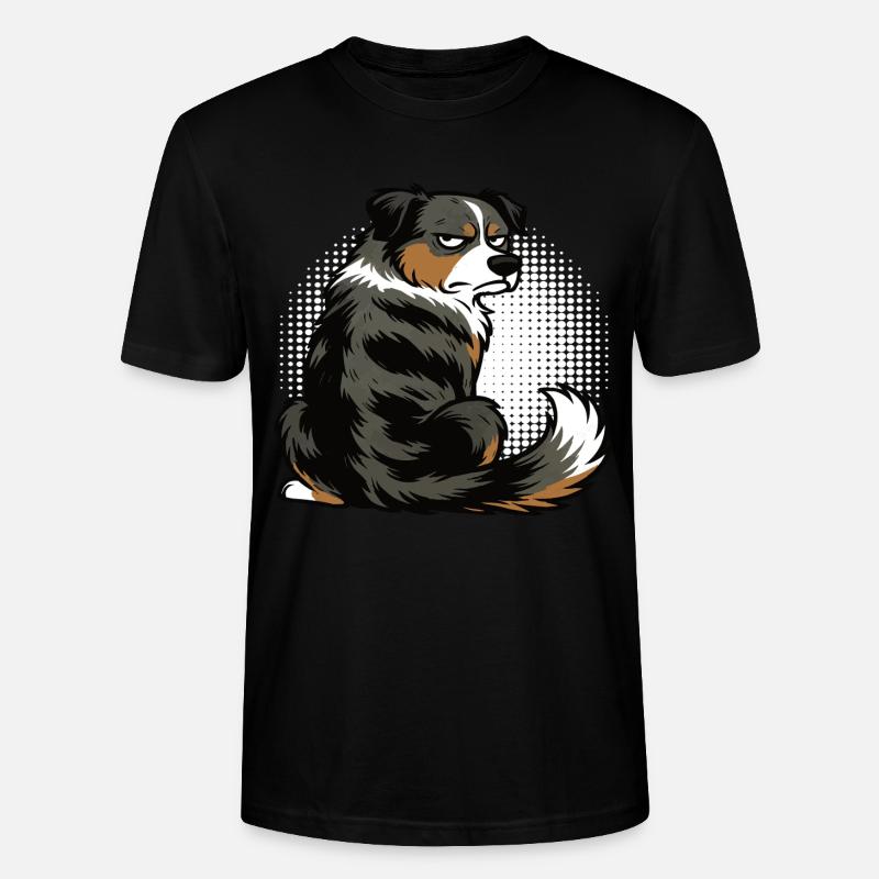 Australian Shepherd Aussie Aussiebesitzer Aussies - Stanley/Stella Unisex Bio-T-Shirt CRAFTER - Schwarz
