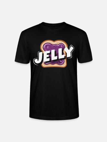 Peanut Butter & Jam Partner Look Design - Stanley/Stella CRAFTER Unisex Organic T-Shirt - black
