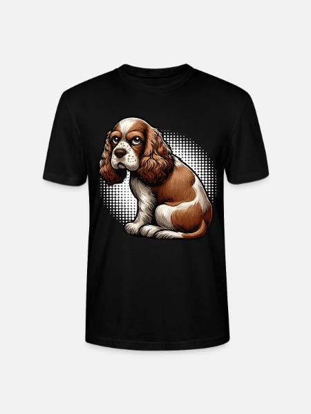 Cocker Spaniel Cockerhund Cocker Spaniel Besitzer - Stanley/Stella Unisex Bio-T-Shirt CRAFTER - Schwarz