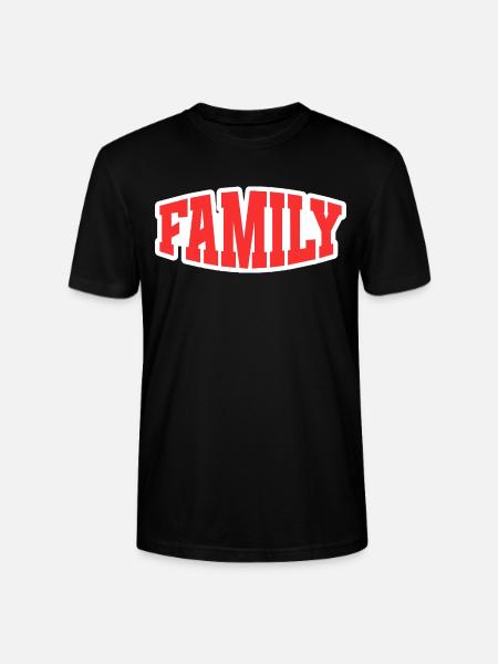 Family - Stanley/Stella Unisex Bio-T-Shirt CRAFTER - Schwarz