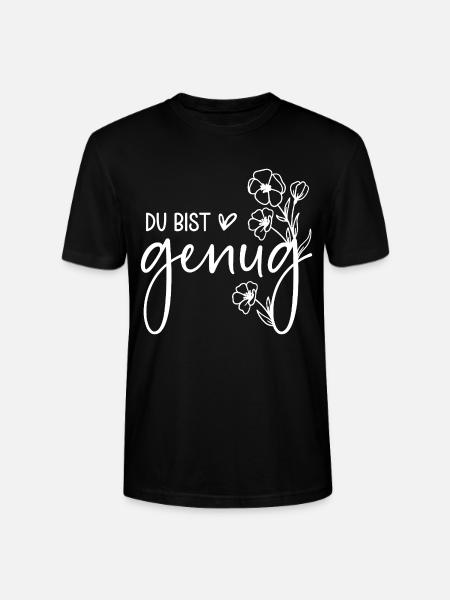 Du bist genug - Stanley/Stella Unisex Bio-T-Shirt CRAFTER - Schwarz